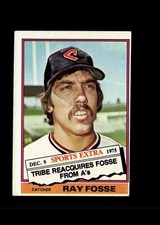 Ray Fosse 1976 Topps Baseball Card #554T Cleveland Indians