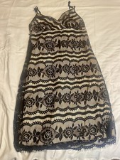 First Kiss Lace Dress, Above The Knee, Size Large