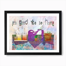 To be Home Art Print Framed Wall Art Poster Canvas Print Picture