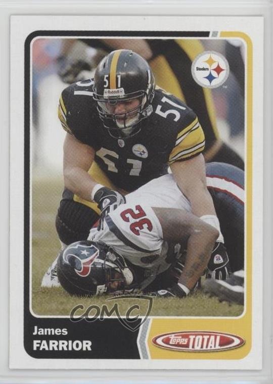 2003 Topps Total James Farrior #229 0q3