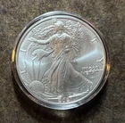 2021 Type 2 American Silver Eagle $1 Coin, 1 Troy Ounce Silver - No Reserve