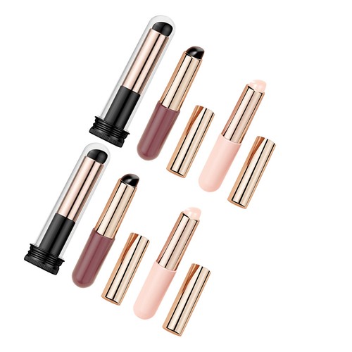  6 szt. Szczotka do manicure Szczotki silikonowe Mikro aplikator do paznokci - Zdjęcie 7 z 18