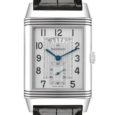Jaeger LeCoultre Grande Reverso LE Steel Mens Watch 274.8.85 Q3748420 Papers
