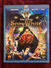 Snow White and the Seven Dwarfs Blu-ray/DVD, 2009, 3-Disc Set