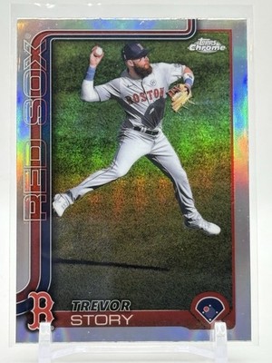 2025 Topps Chrome TREVOR STORY #232 REFRACTOR Boston Red Sox | eBay