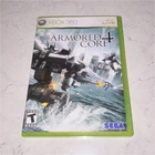 Armored Core 4 SEGA Multiplayer Online Play Manual Xbox 360 Battle War Robot