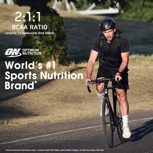 Optimum Nutrition BCAA, 5g BCAAs Protein Powder Green Apple Flavour - 250Gm - Picture 6 of 8