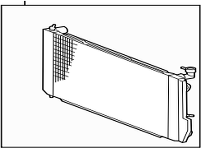 1604120312 Toyota Radiator assy, no.2 1604120312, New Genuine OEM Part eBay