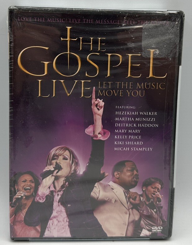 The Gospel Live DVD Widescreen Let The Music Move You Hezekiah Walker