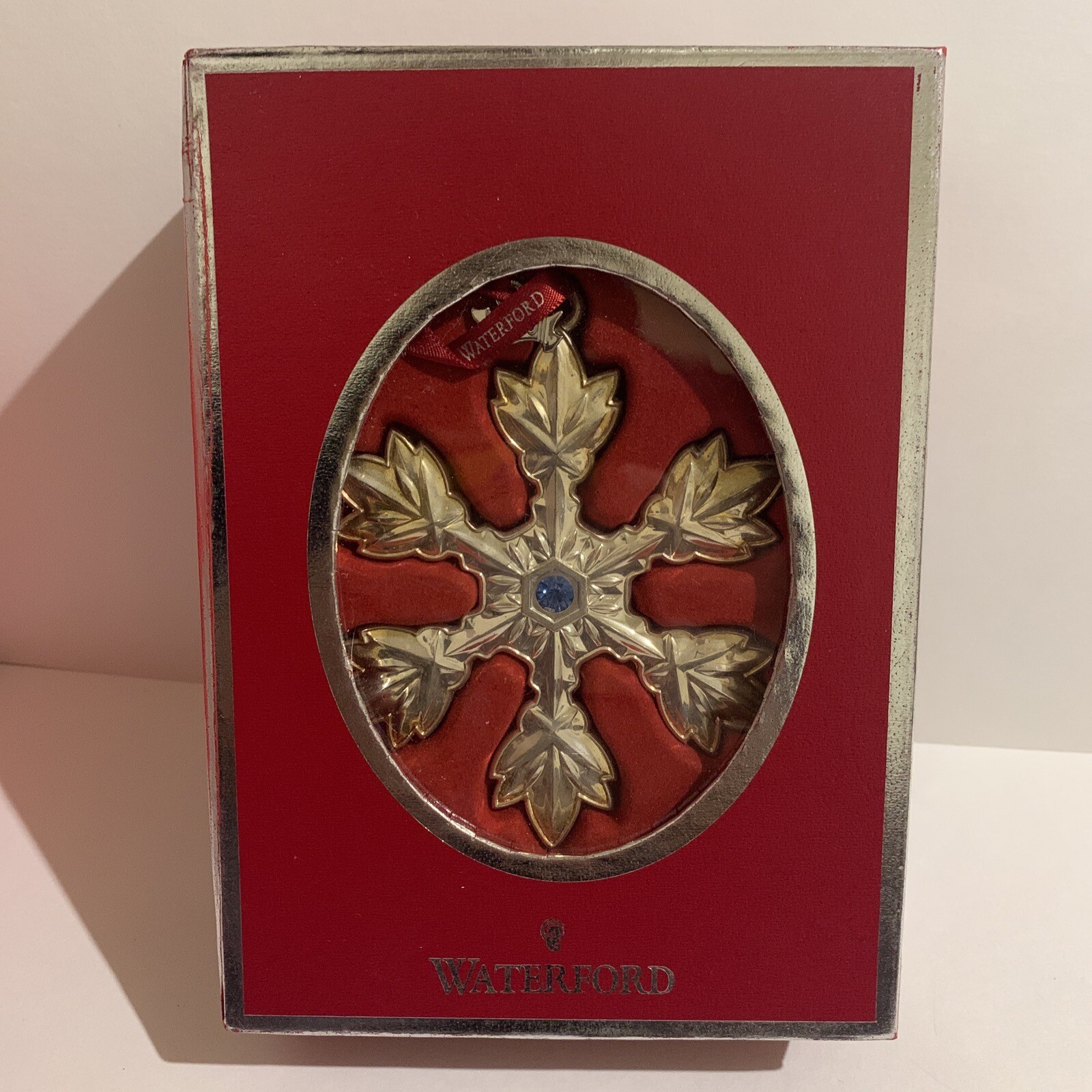 Waterford 2013 Snowflake Christmas Ornament Silver Plated Holiday Decoration