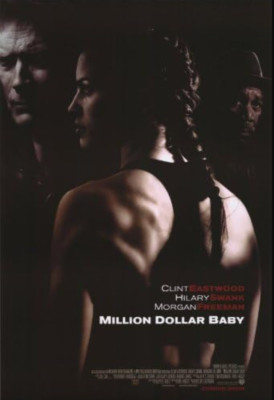 MILLION DOLLAR BABY MOVIE POSTER S/S 27x40 Clint Eastwood Hilary Swank Boxing