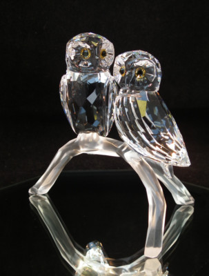 Swarovski Eulenpaar kristallklar - Artikelnummer 1003312 - Originalverpackt