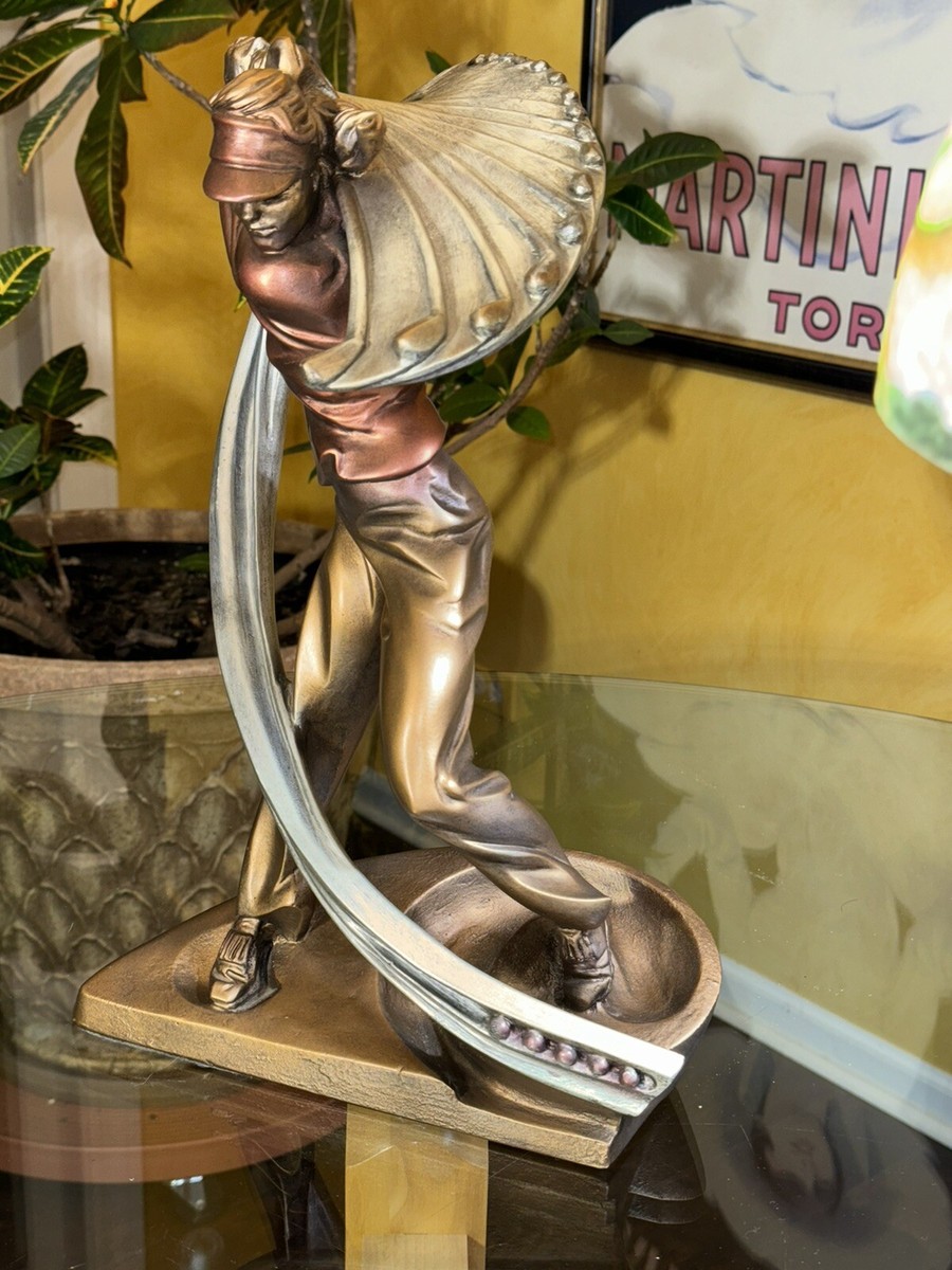 Austin Sculpture Action Golfer 1 Cast Sculpture-Display 18