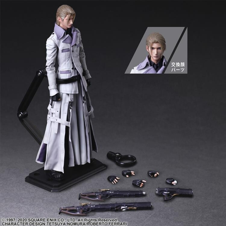 Final Fantasy VII Remake Rufus Shinra Play Arts Kai Action