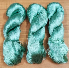  3 Thread Yarn Lace Skeins Knitting Work Reel Silk Fabric 345g Woven Sari