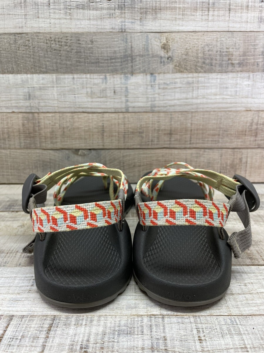 Chaco ZX/2 Yampa Yellow Orange Toe Loop Adjustable Sport