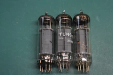 6CW5 Mixed Lot Audio Receiver Guitar Vacuum Tubes Tested Three