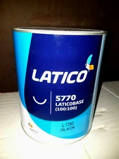 Latico base 5770 Kapci Jet Black Basecoat for automotive base coat VIP One Gal.