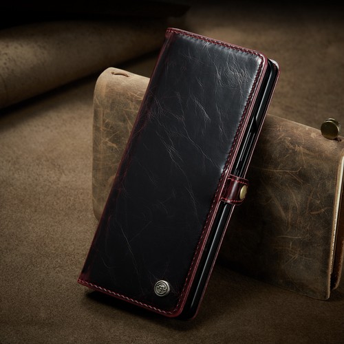 CaseMe Hülle Für Samsung Galaxy Z Fold 5 4 3 Leder Wallet Kartenfach Schutzhülle - Zdjęcie 16 z 16