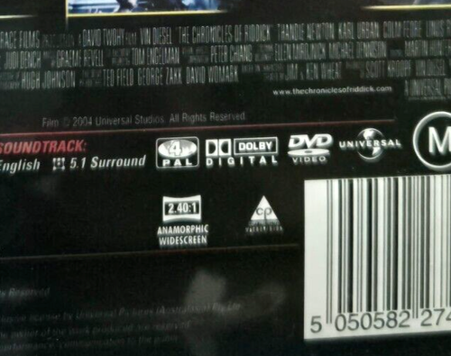 Chronicles Of Riddick (DVD, 2004) Vin Diesel - Region 4 PAL | Free Postage AU - Picture 3 of 3