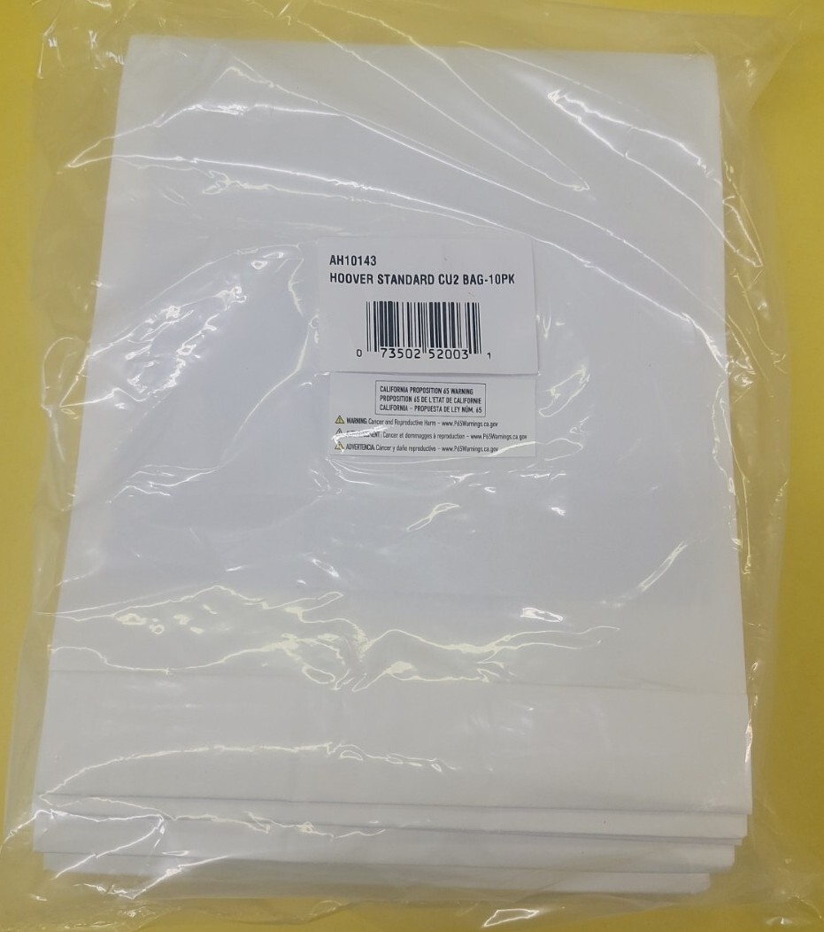 Hoover Commercial Bag Cu2 Standard, 10 pack eBay