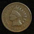 Indian Head Cent. 1889 Good. Lot # 9049-42-398