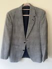 <!--F#f_0-->Black & White Herringbone Men’s Sports Jacket Daniel Hechter Size Small<!--F/-->