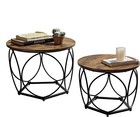 Black Table Set Round Tables