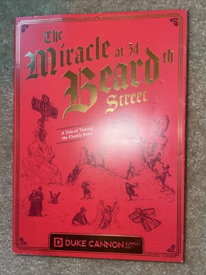Duke Cannon Miracle at 34 Beardth Street Beard Wash And Oil 3 Piece Set - New!