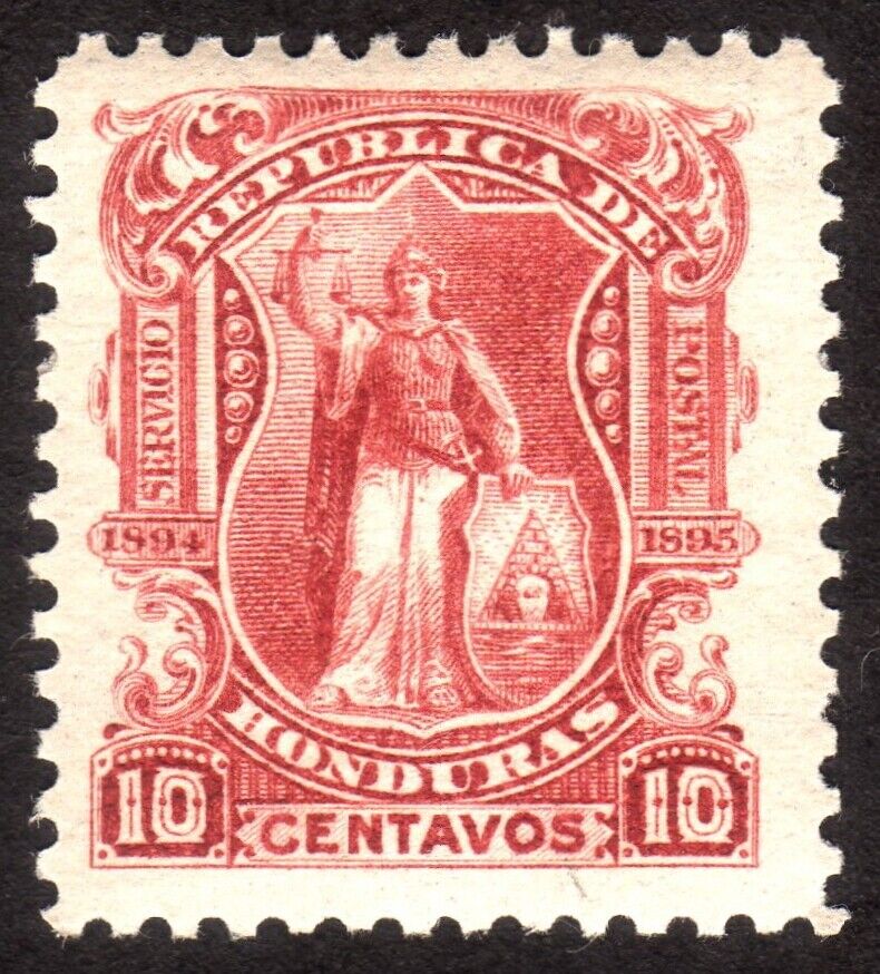 1895, Honduras 10c, MH, Sc 90