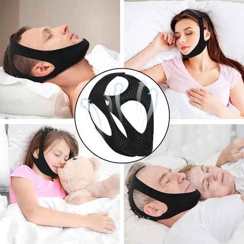 Anti Snoring Chin Strap Snore Stop Sleep Apnea Belt Snoreless Sleep Jaw Solution