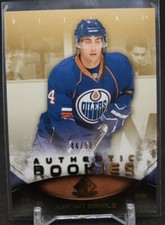 Jordan Eberle SP Authentic Game Used GOLD /50 ROOKIE 2010-11 Upper Deck #195 RC