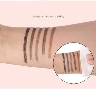 Microblading 3D Augenbraue Flüssig Tintenstift Wasserdicht 4 Gabel Tattoo Stift Augenbraue