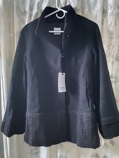 *nwt* Gorgeous Cinzia Rocca Due Wool Cashmere Coat - Made In Italy