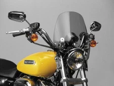 NC Gray Deflector Windshield + Mount For Harley Sportster Low XL883L 05-10
