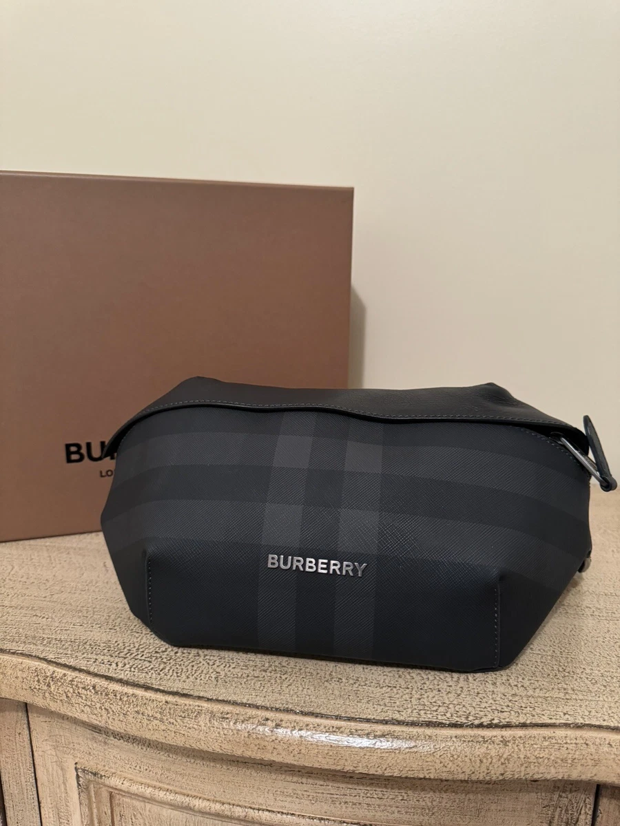 AUTHENTIC Burberry Charcoal Check Sonny Bum Bag