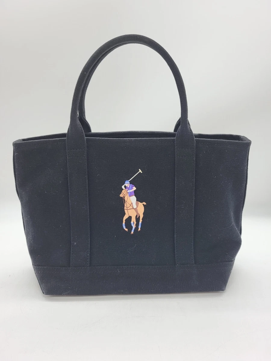 Polo Ralph Lauren Canvas Tote Bag - Black