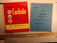 Vintage Sandvik Coromant Carbide Blanks Inserts Tools Catalog No 520/Price List