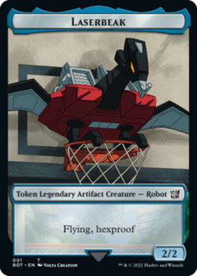 1x] Laserbeak Token Near Mint, English Universes Beyond