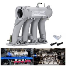 Intake Manifold For 88-00 Honda Civic Crx Del Sol Sohc D Series Cx Dx Ex Silver