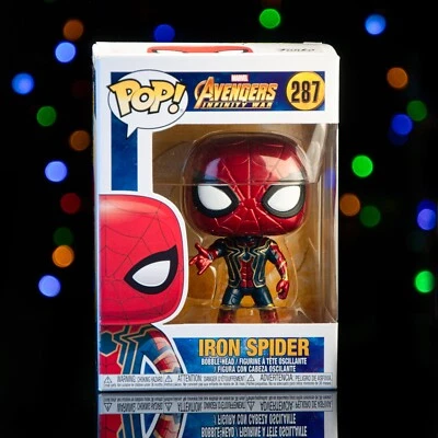 ⭐ Funko Pop! Iron Spider #287 Marvel Avengers Infinity War Spider-Man - Imagen 1 de 4