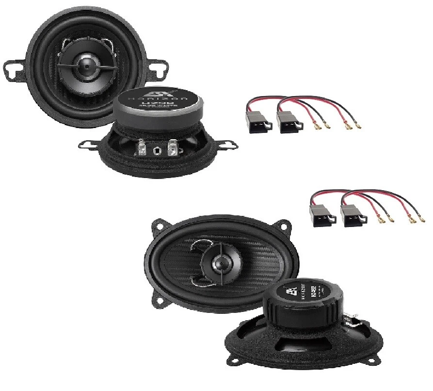Lautsprecher für VW Golf 2 II Polo 86c 6N Komplettset Boxen vorne+hinten ESX - Bild 1 von 1