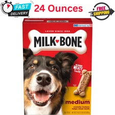 Milk-Bone Original Dog Biscuits, Medium Crunchy Dog Treats - 24 Ounces