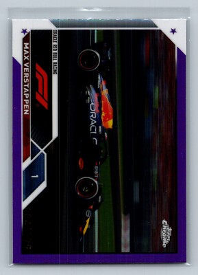 2023 Topps Chrome F1 Max Verstappen Purple /399