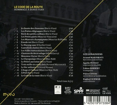 CODE DE LA ROUTE / VARIOUS NEW CD