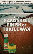 1978 Vintage Print Ad The Hard Shell Finish of Turtle Car Wax Winter Going To Be