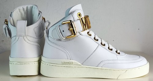 MOSCHINO Knöchel-Sneaker Damen Schuhe High-Top Sneaker Sportschuhe Gr.39 NEU - Bild 2 von 15