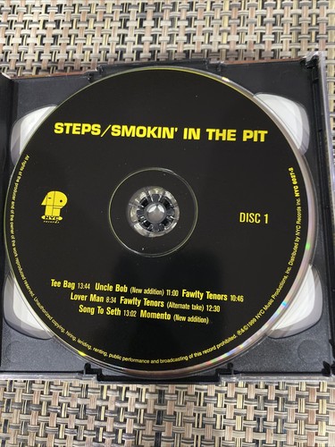 STEPS AHEAD - Smokin' In The Pit - 2 CD - Live - **Excellent Condition** - RARE - Picture 4 of 5