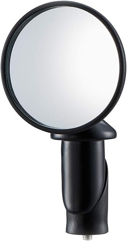 Bar End Mirror Bm-45 Black Drop Flat Backward View 45mm Japan