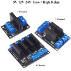 5V 12V 24V 1/2/4 Channel Solid State Relay Board Module Optocoupler 2A 250VAC